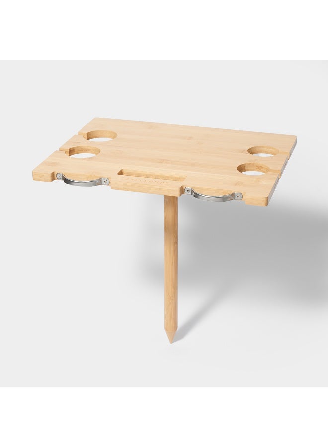 Sunnylife Portable Picnic Table Le Weekend Natural – Kids Travel Picnic Table, Compact and Lightweight Outdoor Furniture for Poolside, Beach, Backyard, and Summer Adventures - Image 1